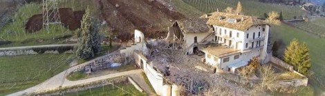 Rockfall Destroys Italian House