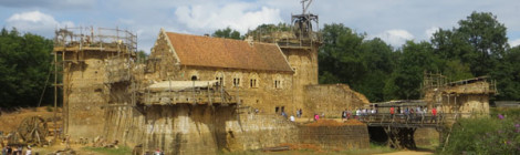 Medieval castle in France