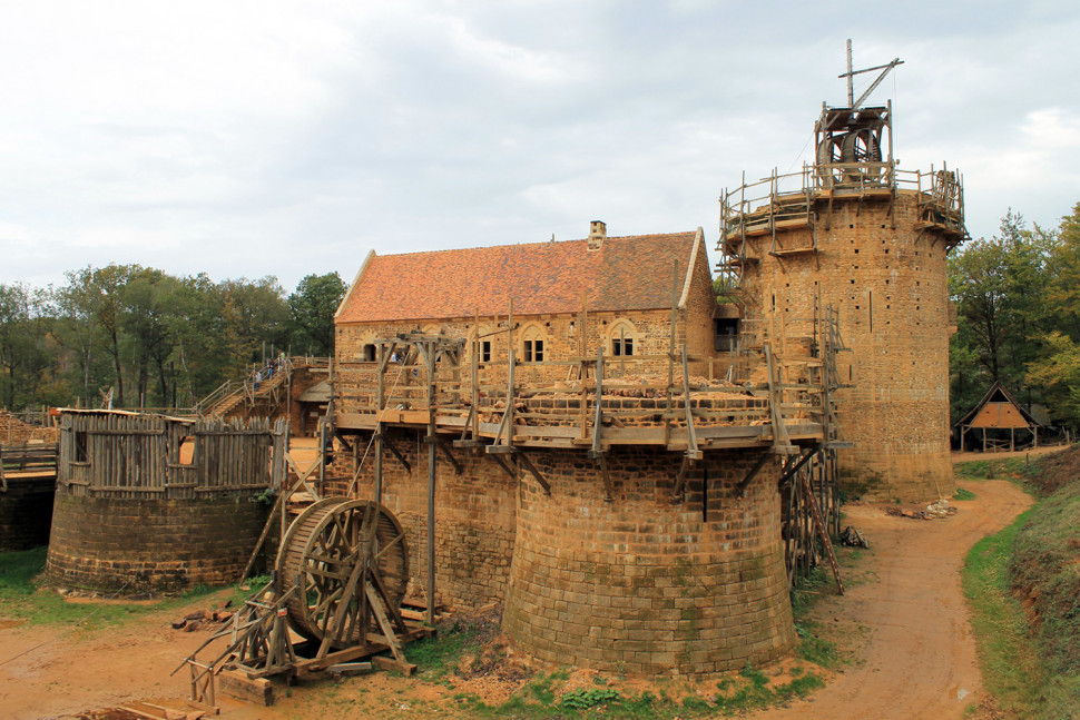 Medieval castle in France