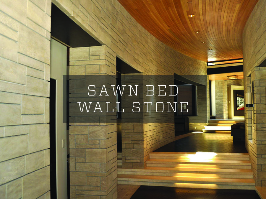 Sawn Bed Wall Stone