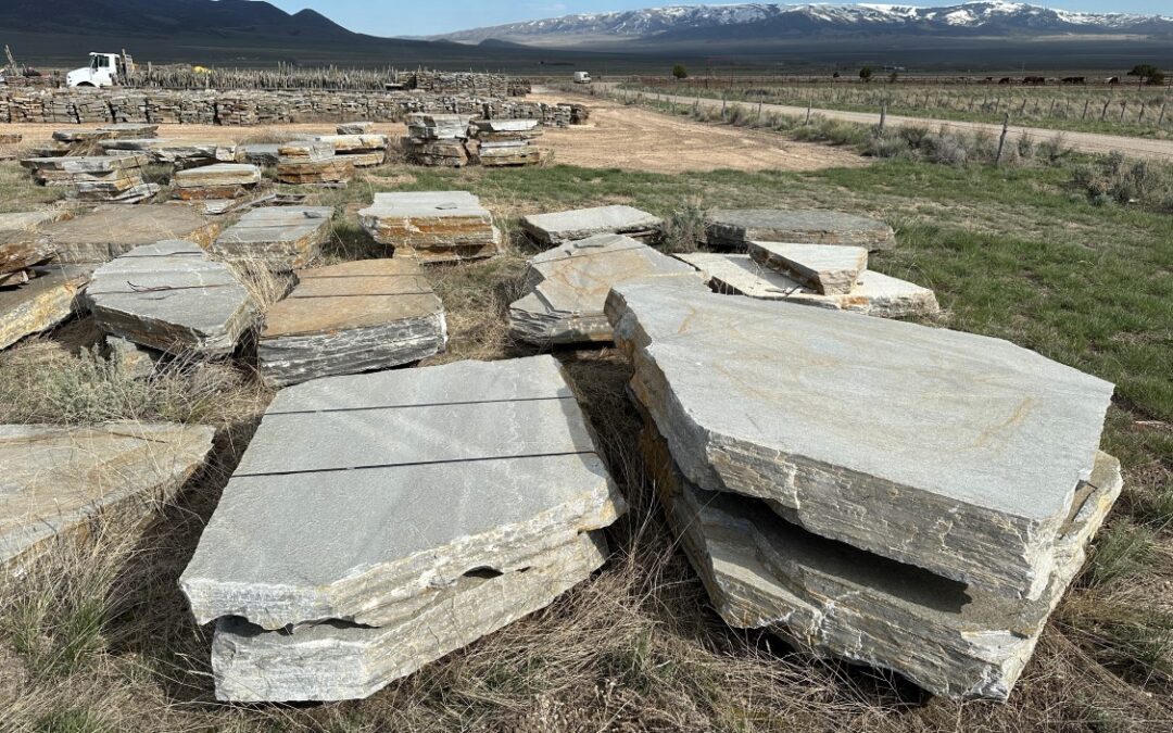 Quartzite slabs 1943